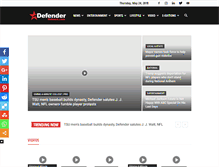 Tablet Screenshot of defendernetwork.com